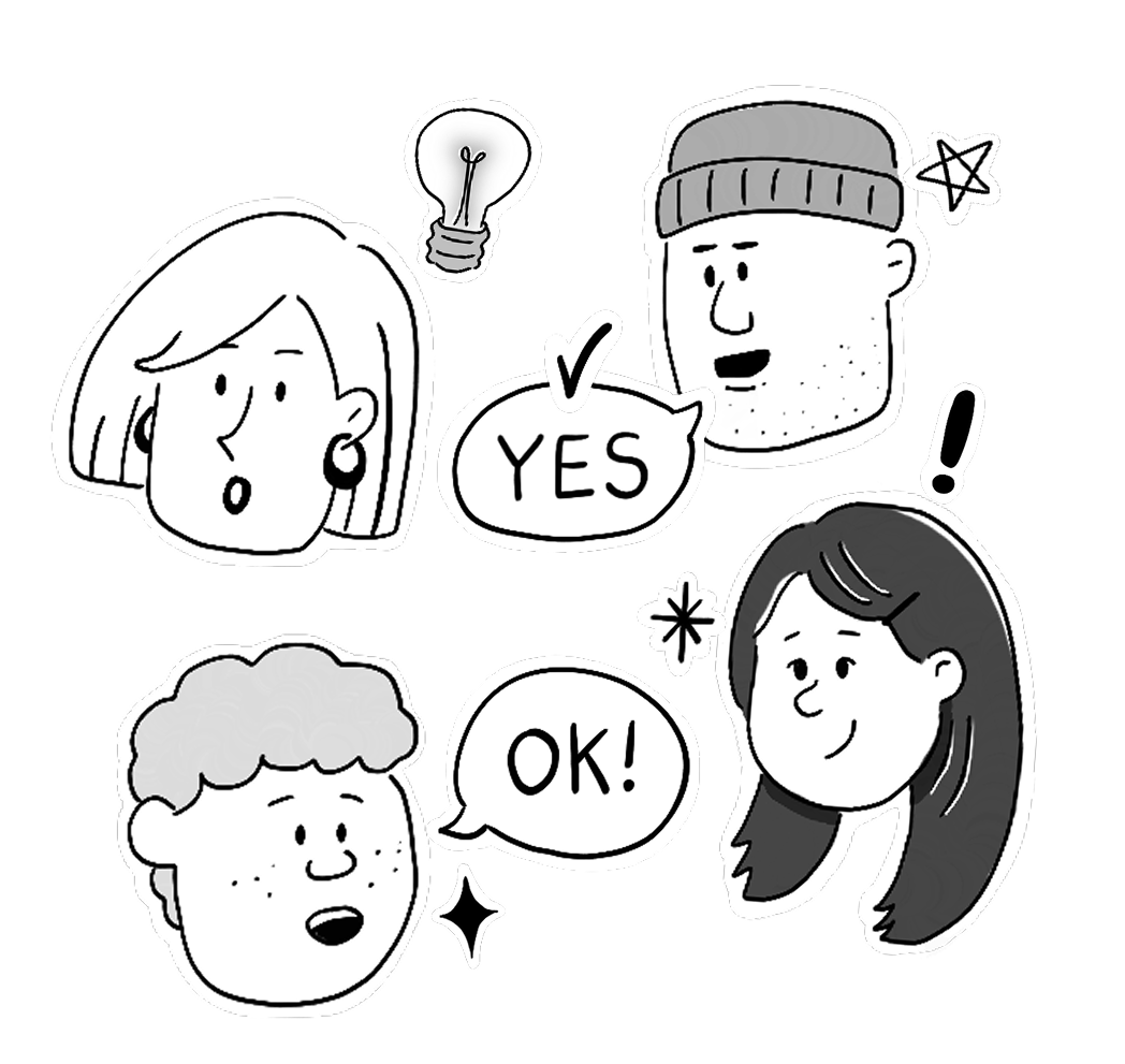 실무자 가치 카드 일러스트