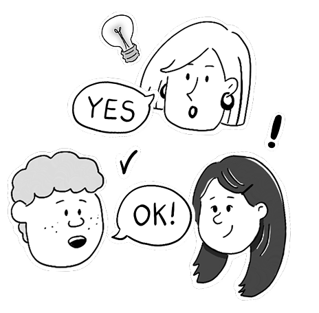 실무자 가치 카드 일러스트